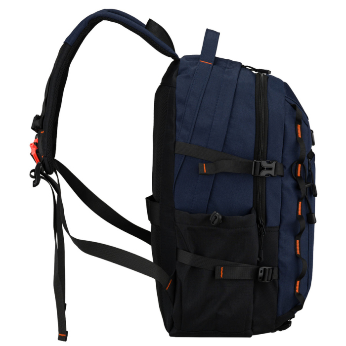 Rucsac de călătorie bleumarin din poliester cu compartiment pentru laptop - Peterson [13]