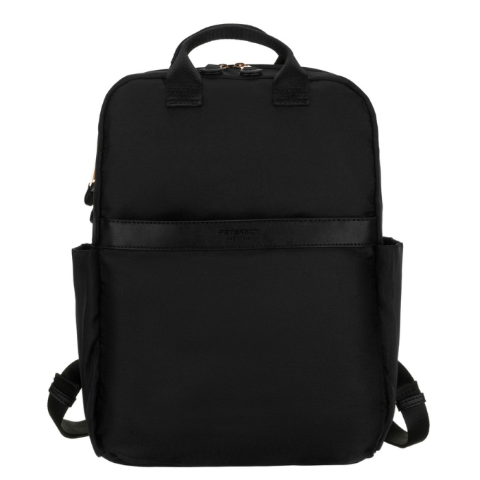 Rucsac de damă negru din nylon cu bretele reglabile - Peterson PTR-PTN JN-08-9980 BLACK [4]