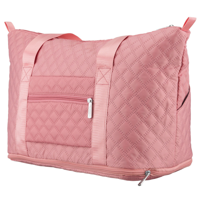 Geantă de antrenament din poliester roz, cu mânere confortabile - Peterson PTR-PTN PIK-02-8595 PINK [10]