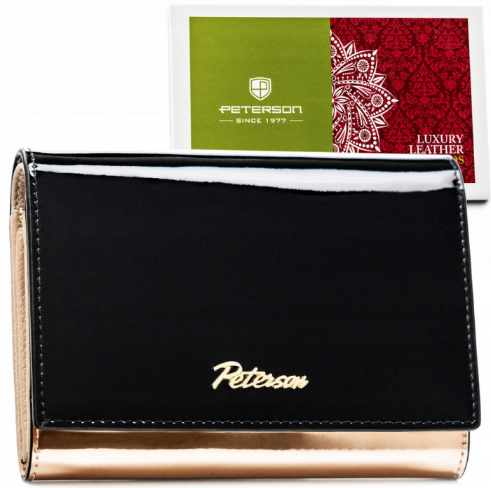 Portofel dama din piele naturala Peterson PTR-PTN 1N-445-6785 BL [1]