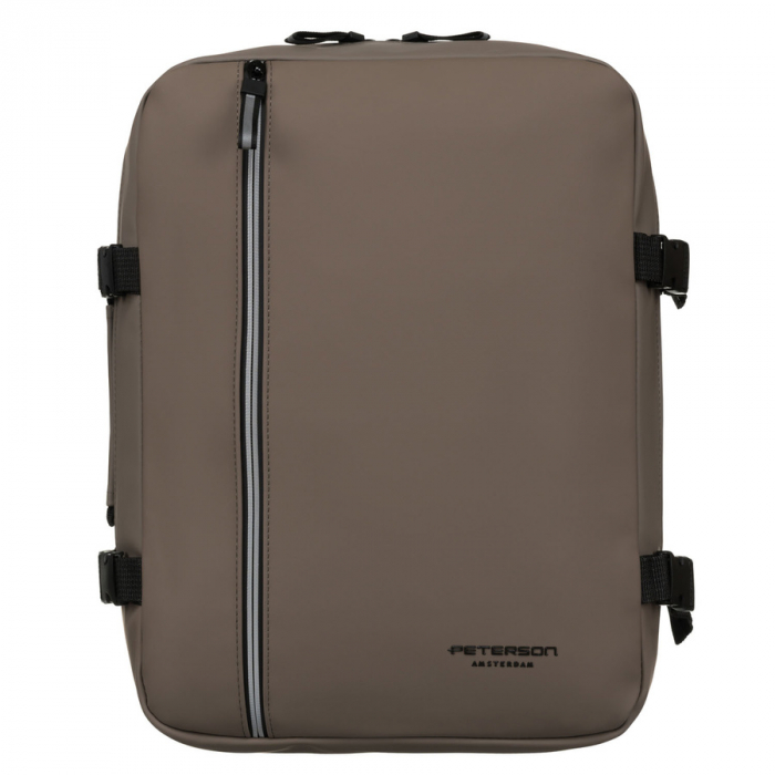 Rucsac de voiaj gri cu curele de compresie laterale - Peterson PTR-PTN SKYLINE-8671 GRA [2]