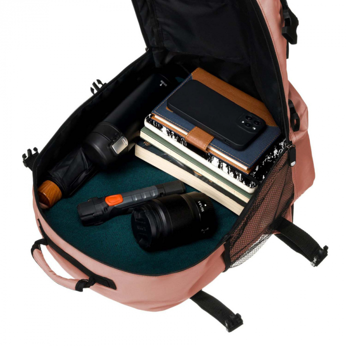Rucsac spațios, pentru cabină de călătorie, cu port USB în culoarea roz - Peterson PTR-PTN APP-6653 PINK [9]