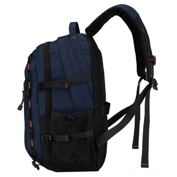 Rucsac de călătorie bleumarin din poliester cu compartiment pentru laptop - Peterson [7]