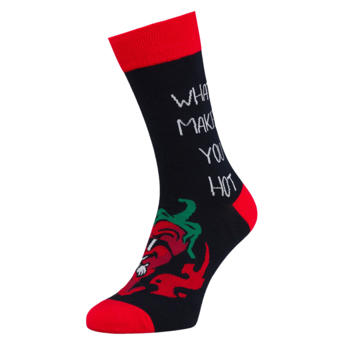 Set de șosete bărbătești în mărimile 38-44 cu model cu chili - Peterson PTR-PTN SML-S3W-CH-38-44 [23]