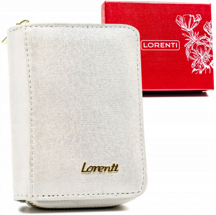 Portofel dama din piele naturala Lorenti PTR-5157-BRS-4744 SIL [1]