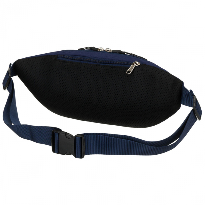 Geantă sport tip borseta din poliester bleumarin cu închidere cu fermoar - Peterson PTR-PTN SWY-01-8443 NAVY [9]