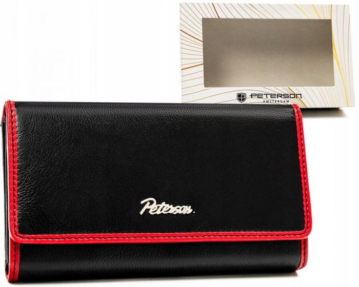 Portofel dama din piele naturala Peterson PTR-PTN KA-24-9511 BL [1]