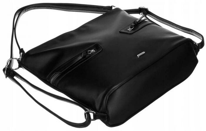 Geanta de dama clasica, incapatoare, din piele ecologica - Rovicky PTR-R-073-01-0393 BL [7]