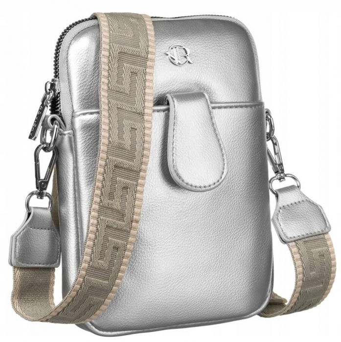 Mini geanta de dama din piele ecologica - Rovicky PTR-R-KP-09-HRH-4201 SIL [1]