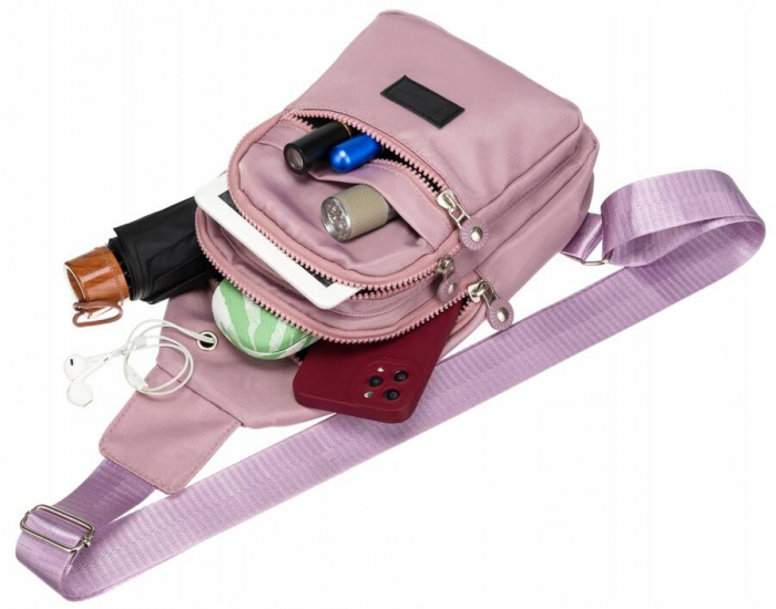 Geantă sport de umăr pentru femei - Peterson PTR-PTN 7050-7103 SALMON [7]