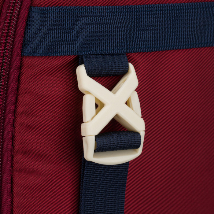 Rucsac școlar din poliester bordo cu , curele laterale - Peterson PTR-PTN 8594-1402 BORDO [14]