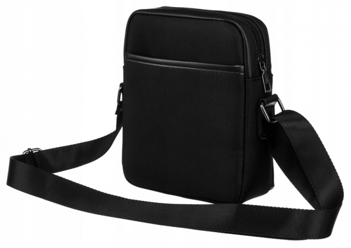 Geantă neagră pentru bărbați din poliester - Rovicky PTR-R-1501-6779 BL [3]
