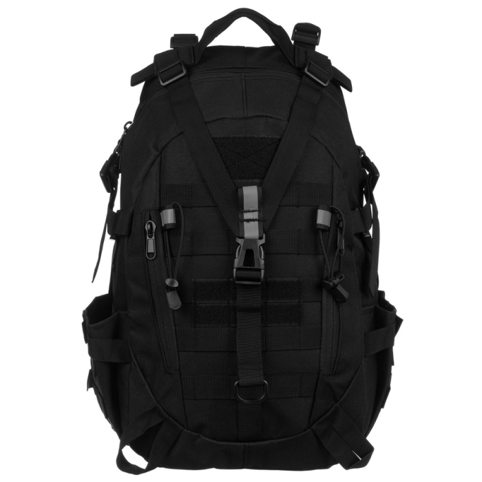 Rucsac militar sport negru cu bretele reglabile - Peterson PTR-PTN BL075-8076 BLACK [2]