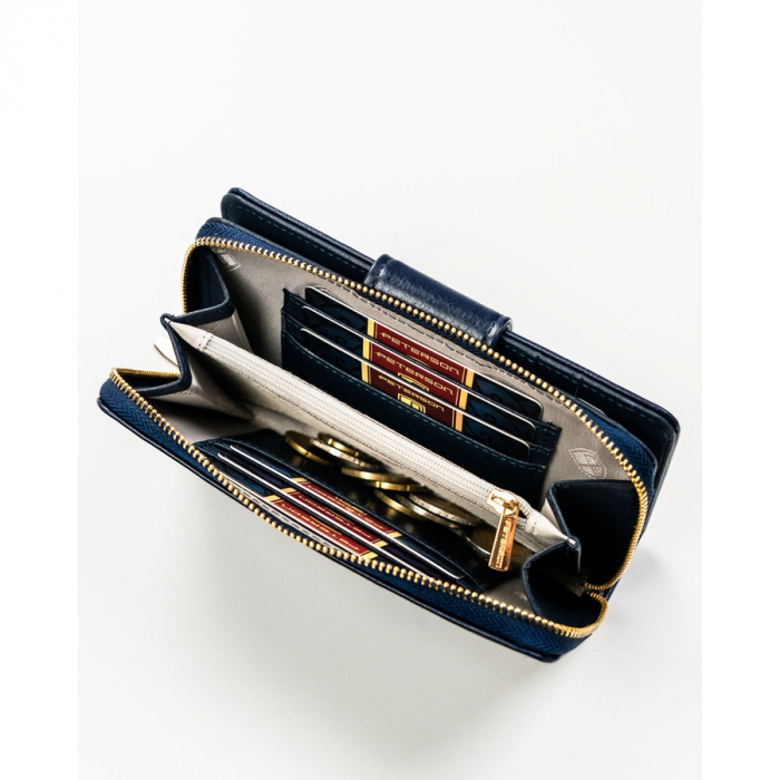 Portofel dama din piele Peterson PTR-PTN 008-HF-1497 NAVY [8]