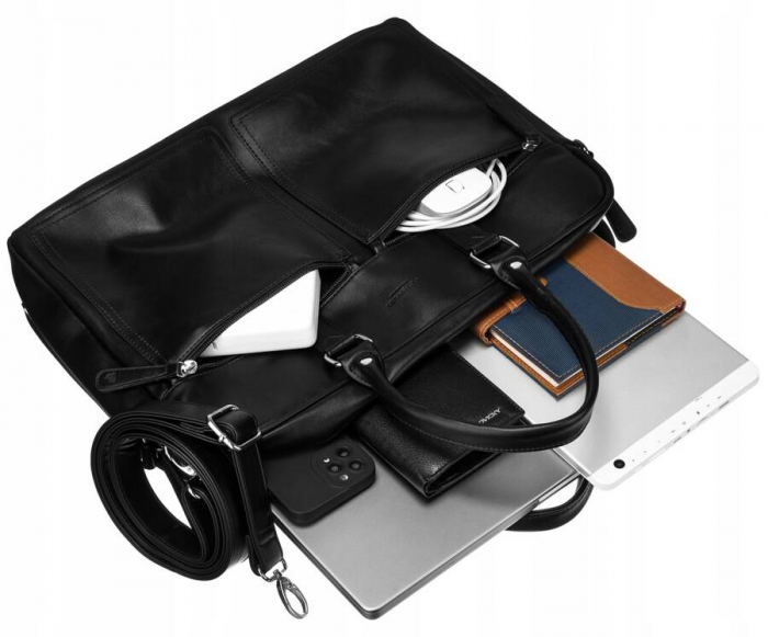 Geanta laptop pana la 14 inchi din piele ecologica - Peterson PTR-PTN LAP-1703-PUD-122 [8]