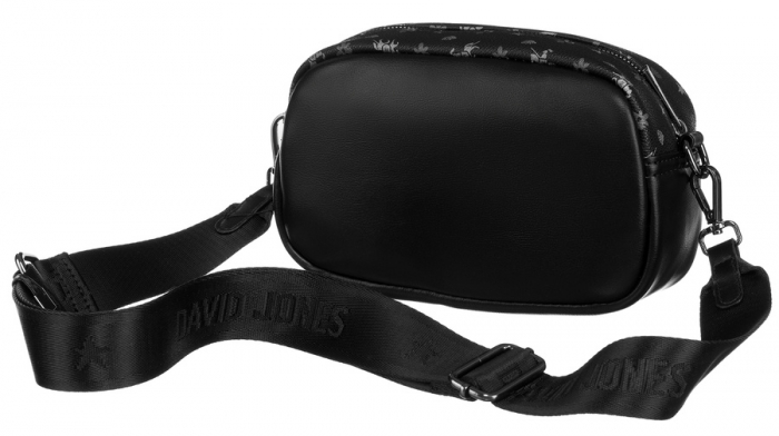 Geanta messenger de dama mica din piele ecologica - David Jones PTR-6875-1 BL [3]