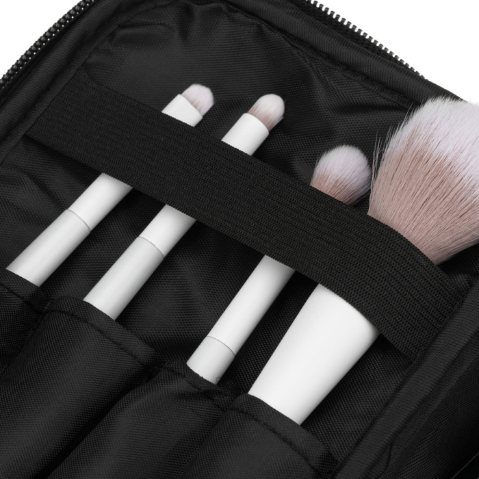 Geantă cosmetică neagră din material sintetic cu patru compartimente - Peterson PTR-PTN KOS-DA-10P BLACK [7]