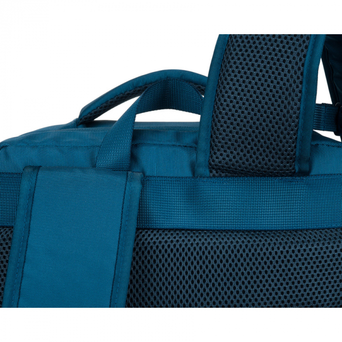 Rucsac de călătorie albastru, perfect pentru bagajul de mână și echipat cu curele de compresie - Peterson PTR-PTN 24421-5104 BLUE [23]