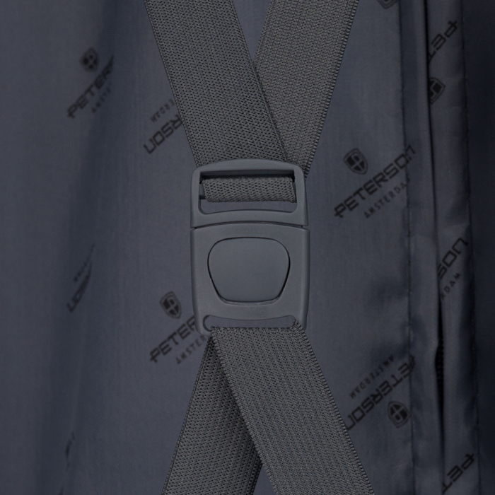 Valiză mare, gri, din polipropilenă, cu mâner extensibil - Peterson PTR-PTN HPP-01-W-L-1822 [20]