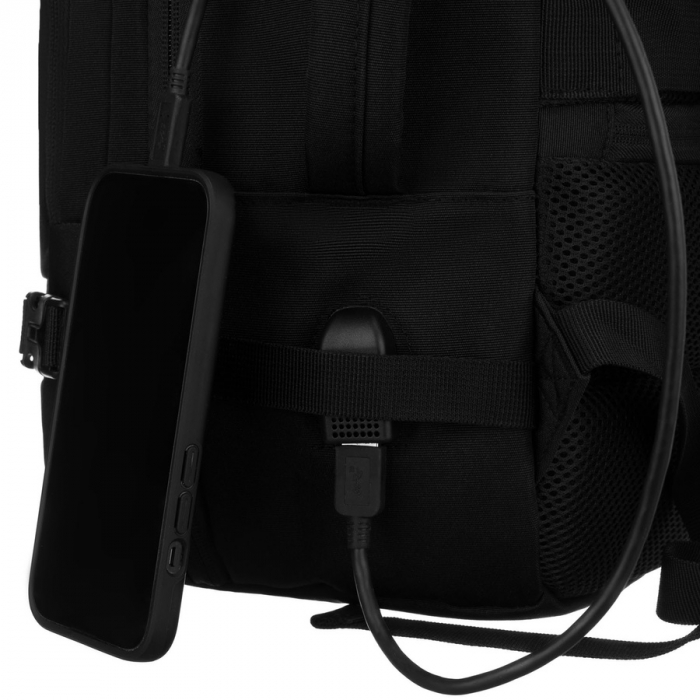 Rucsac de călătorie negru din poliester, perfect pentru bagajul de mână - Peterson PTR-PTN BHX-04 -0048 Bl [16]