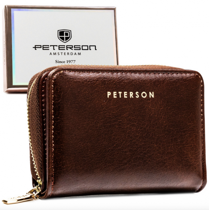 Portofel dama din piele Peterson PTR-PTN 010-HF-1589 BRO [1]