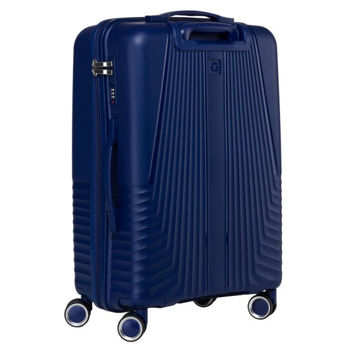 Valiză mare de călătorie bleumarin cu carcasă impermeabilă - Peterson PTR-PTN PP-09-W-L-1624 N [2]