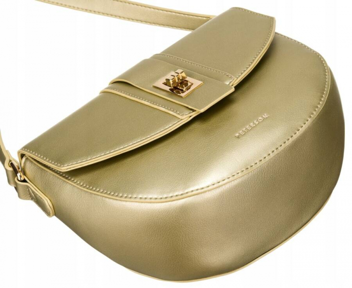 Geantă dama messenger din piele ecologică - Peterson PTR-PTN 1379-9596 GOLD [9]