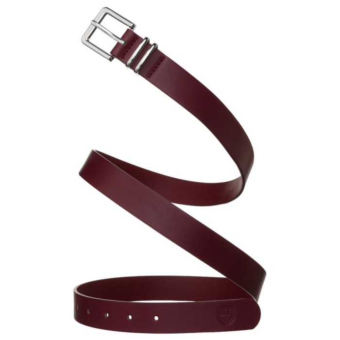 Curea de damă din piele ecologică bordo cu cataramă argintie - Peterson PTR-PTN STU-18S1 [6]