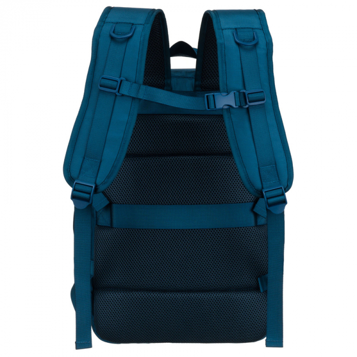 Rucsac de călătorie albastru, perfect pentru bagajul de mână și echipat cu curele de compresie - Peterson PTR-PTN 24421-5104 BLUE [10]