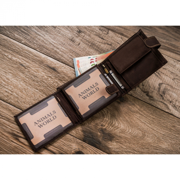 Portofel din piele naturala pentru barbati PTR-N992L-CHM-DOG-1-BL B [7]