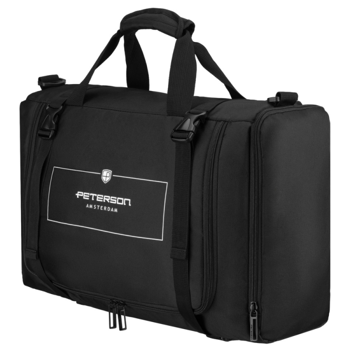 Rucsac de călătorie cu funcție de geantă, fabricat din poliester, negru - Peterson PTR-PTN MP5-04-7540-BLAC [10]