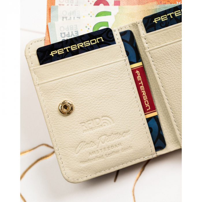 Portofel din piele pentru femei Peterson PTR-PTN PX33-PF1 ROSE [8]