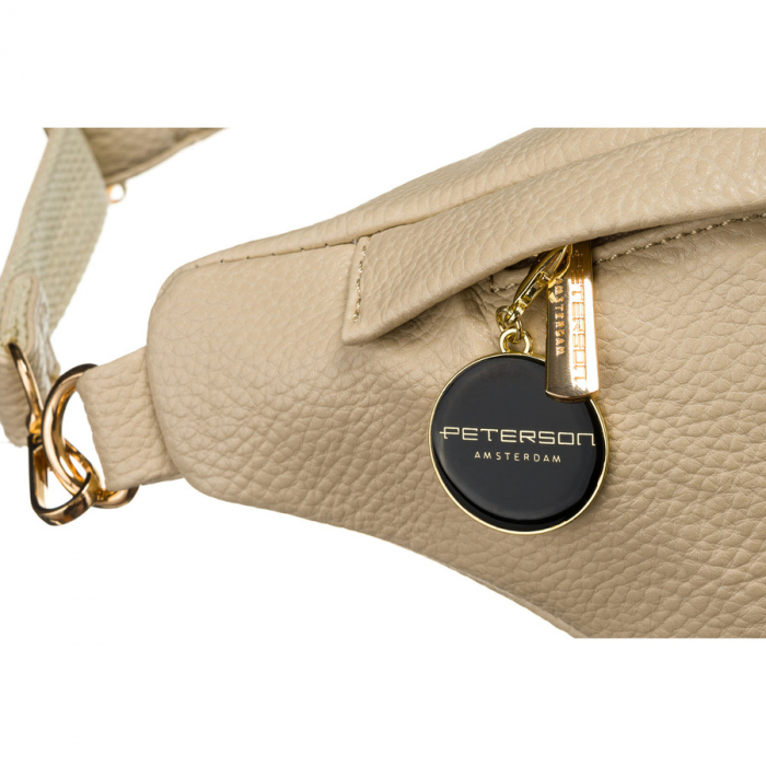 Geantă de damă bej din piele ecologică, tip borsetă sau tip geantă crossbody Peterson PTR-PTN SSY-2-F19 D.BEIG [4]