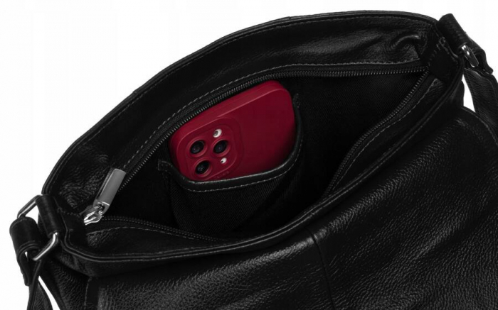 Geanta messenger de dama mica din piele naturala - Rovicky PTR-R-TSL-08-CPDM-9054 B [5]