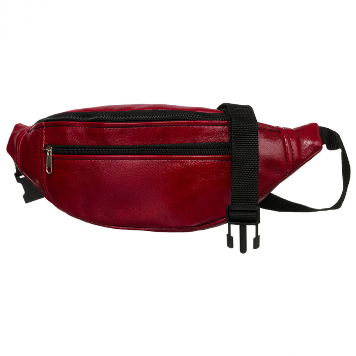 Borseta de dama din piele ecologica rosie, suspendata pe o curea reglabila PTR-SASZ-01 RED [3]