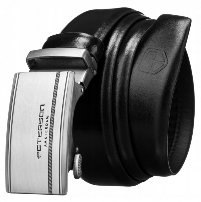 Curea barbati din piele naturala Peterson PTR-PTN A006 BL [1]