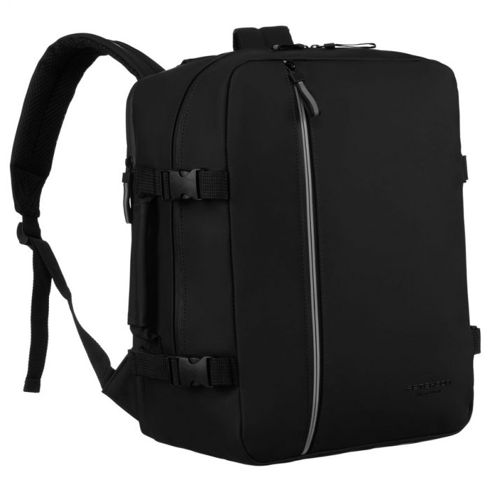 Rucsac de călătorie din poliester impermeabil negru impermeabil - Peterson PTR-PTN SKYLINE-8602 BLA [1]