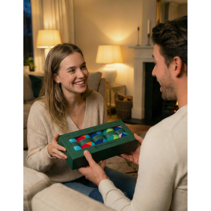 Set de șosete bărbătești multicolore, mărimea 40-45, din bumbac și poliester - Peterson PTR-PTN SML-S5-40-45-RO1 [10]