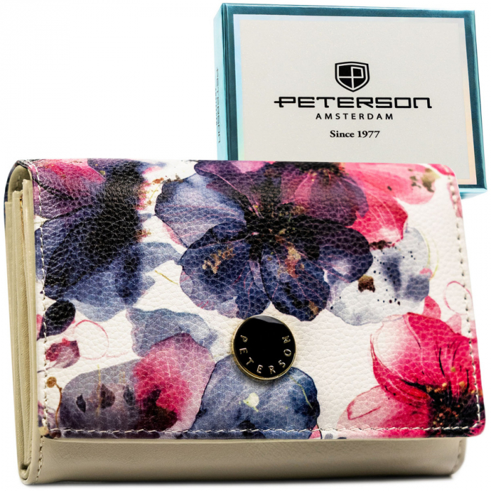 Portofel din piele pentru femei Peterson PTR-PTN PX30-PF1 ROSE [1]