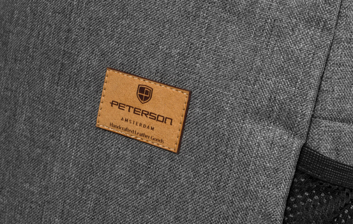 Rucsac sport din material textil cu suport pentru sticla de apa - Peterson PTR-PTN NICE GRAY [8]