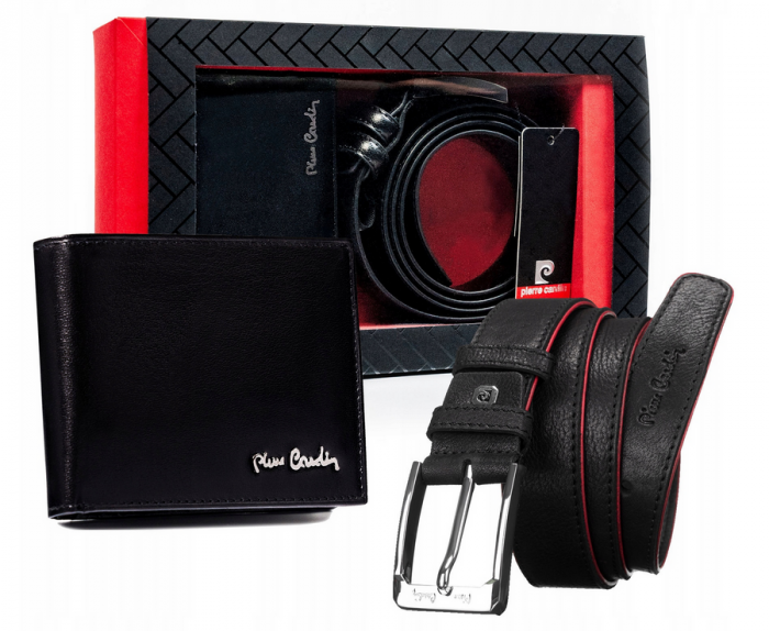 Set cadou barbati portofel si curea din piele naturala Pierre Cardin PTR-ZM-PC27 [13]