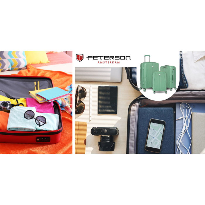 Set de valize de călătorie din plastic ABS verde - Peterson PTR-PTN PP-09-SET3-1471 [23]