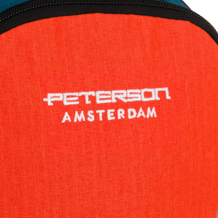 Rucsac turistic bleumarin și portocaliu cu închidere cu fermoar - Peterson PTR-PTN SBY-03-8429 BLUE [5]