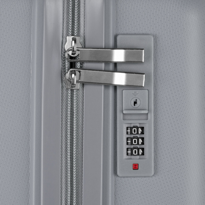 Valiză de cabină gri cu mâner telescopic - Peterson PTR-PTN PP-09-W-S-1563 G [15]