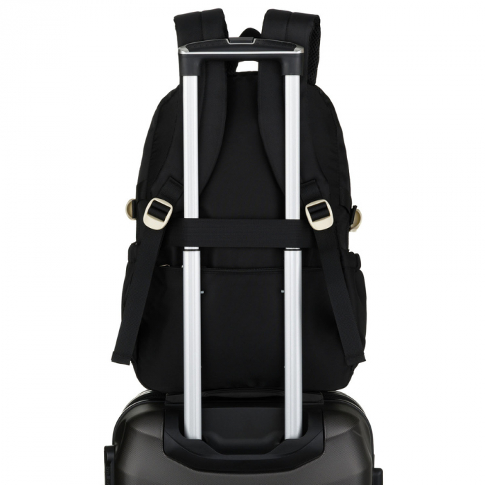 Rucsac școlar negru din poliester cu compartiment pentru laptop - Peterson PTR-PTN 8594-1426 BLACK [6]