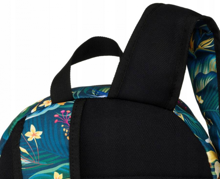 Rucsac clasic de damă din poliester cu model de plante - Rovicky PTR-R-PST-9336 09 [7]