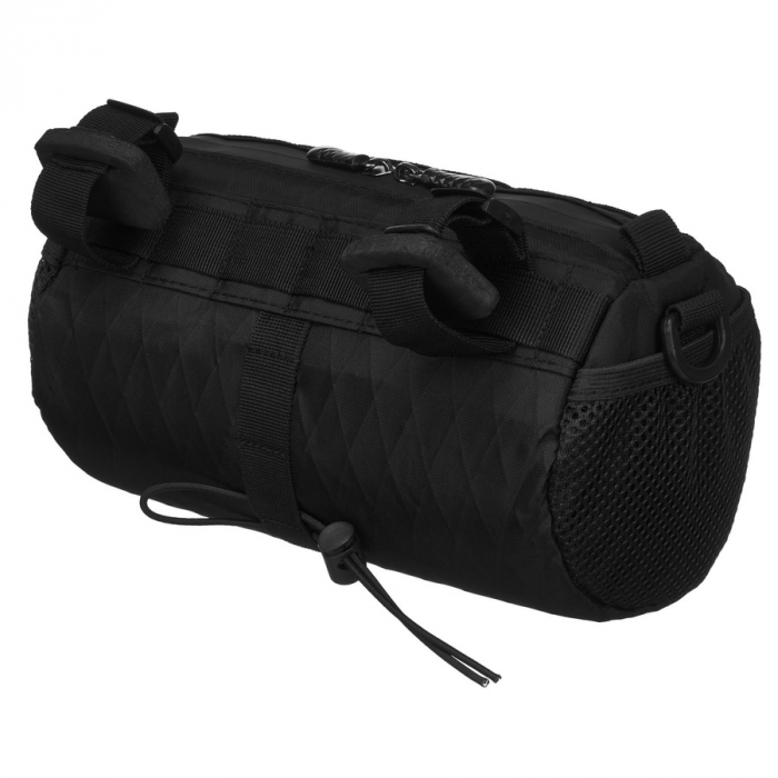 Geantă neagră de bicicletă pentru ghidon, fabricată din materiale impermeabile - Peterson PTR-PTN ML09-NYL-7417 BL [9]