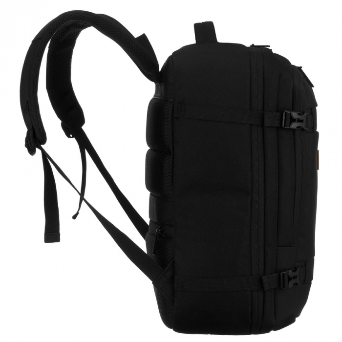 Rucsac de călătorie negru din poliester, perfect pentru bagajul de mână - Peterson PTR-PTN BHX-04 -0048 Bl [3]