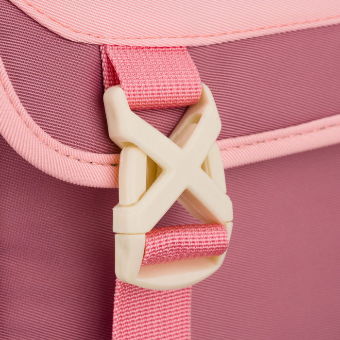 Rucsac școlar spațios din poliester roz, cu bretele reglabile - Peterson PTR-PTN 8610-1327 PINK [11]