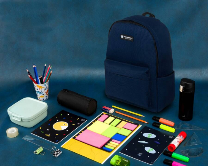 Rucsac de școală bleumarin cu bretele reglabile - Peterson PTR-PTN 79904-7927 NA [9]